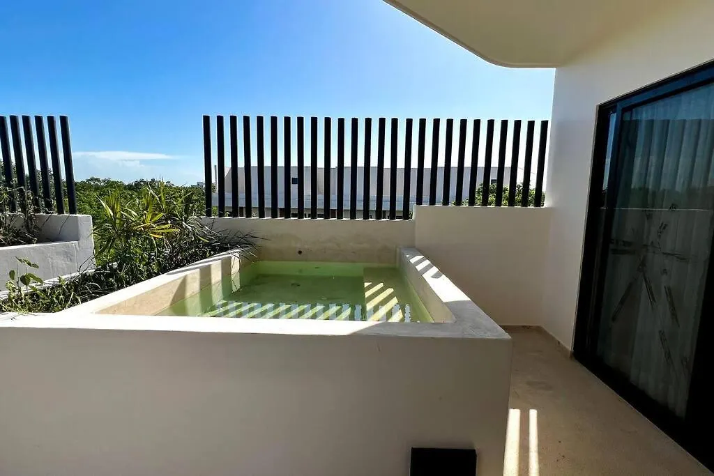 Spacious Penthouse With Pool 图卢姆 0*,  墨西哥