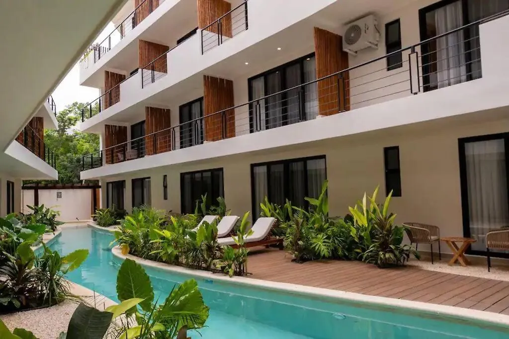 Spacious Penthouse With Pool 图卢姆 0*,