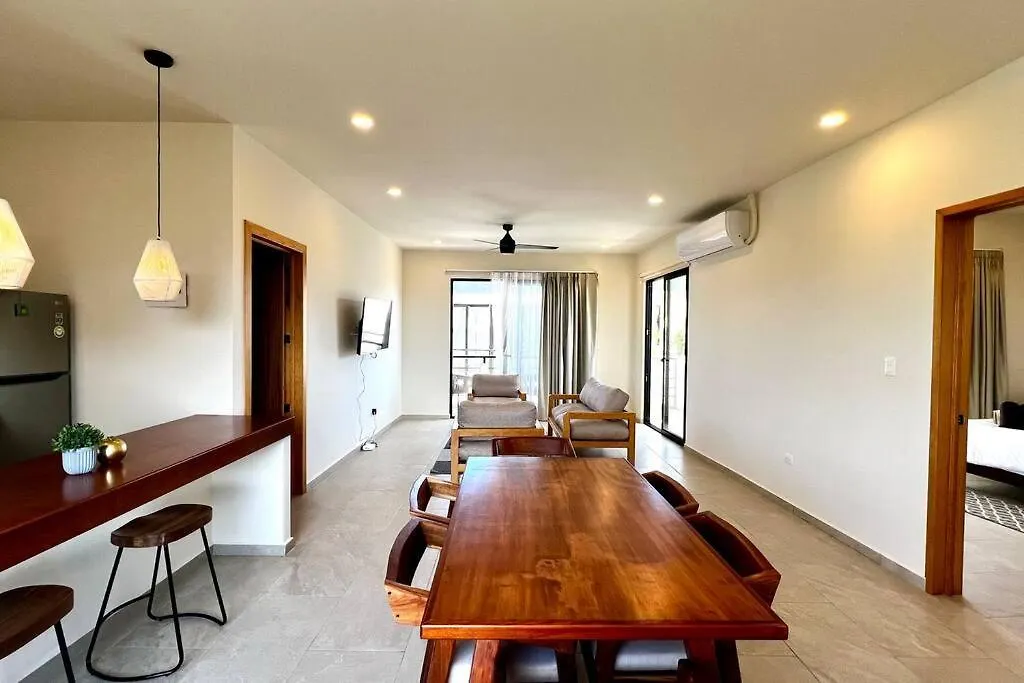 Spacious Penthouse With Pool 图卢姆 0*,  墨西哥