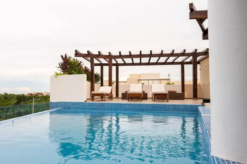 Spacious Penthouse With Pool 图卢姆